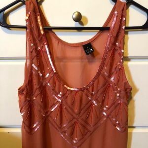 BURNT ORANGE TANK TOP